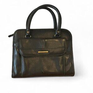 Dolce Vita Vintage faux leather shoulder bag in black